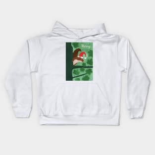 Festive Squirrel Kids Hoodie